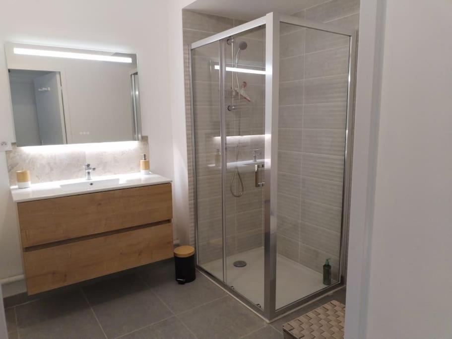 Appartement Neuf Classe, Balcon Et Petite Vue Mer Pleneuf-Val-Andre Exterior photo
